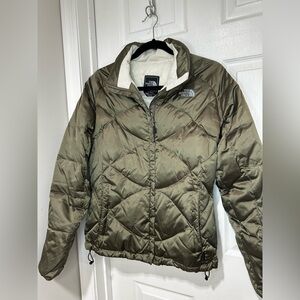 The North Face Women's Khaki Puffer Jacket
